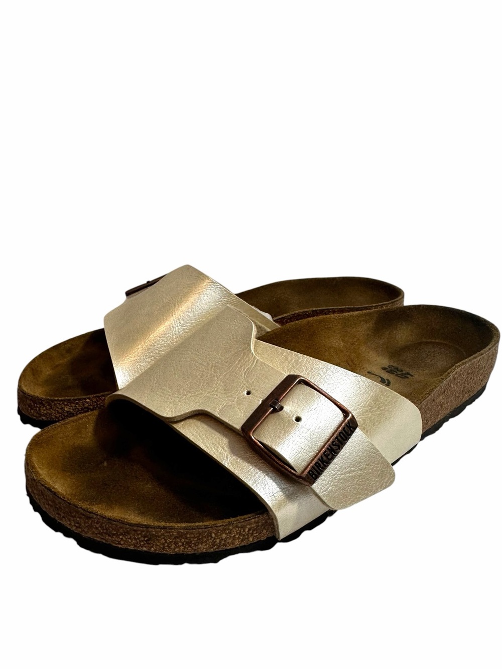 Birkenstock Graceful Pearl White Catalina Sandals Size 9/40